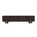 Miravelle 2.4m TV Unit - Dark Brown TV/Entertainment Unit Iggy-Core