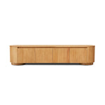 Selvino 2.1m Tassie Oak TV Entertainment Unit - Natural TV/Entertainment Unit Marri-Core