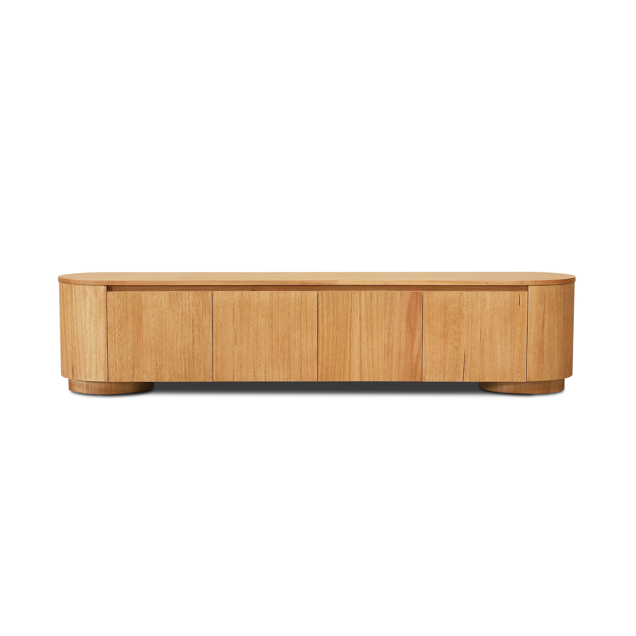 Selvino 2.1m Tassie Oak TV Entertainment Unit - Natural TV/Entertainment Unit Marri-Core