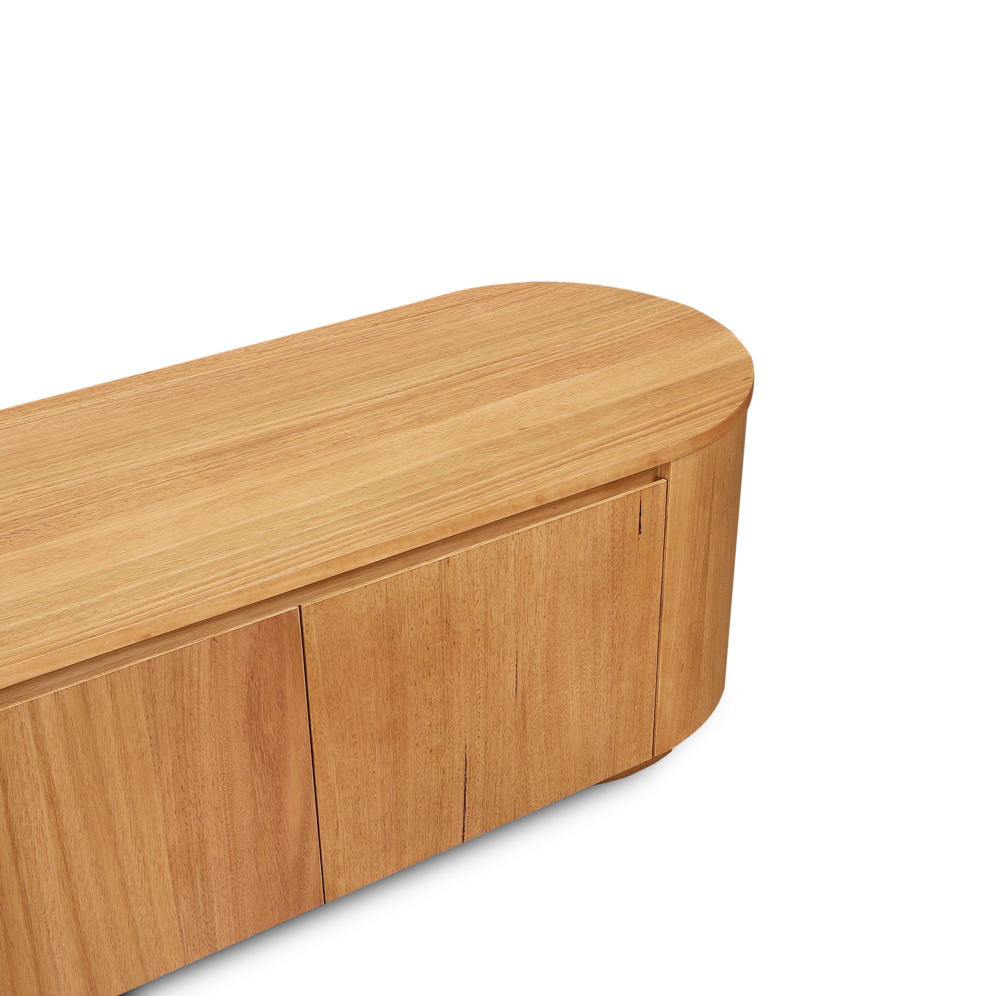Selvino 2.1m Tassie Oak TV Entertainment Unit - Natural TV/Entertainment Unit Marri-Core