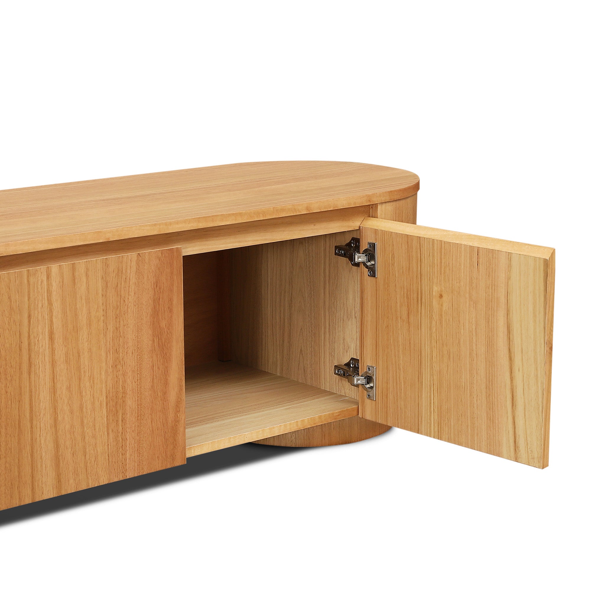 Selvino 2.1m Tassie Oak TV Entertainment Unit - Natural TV/Entertainment Unit Marri-Core