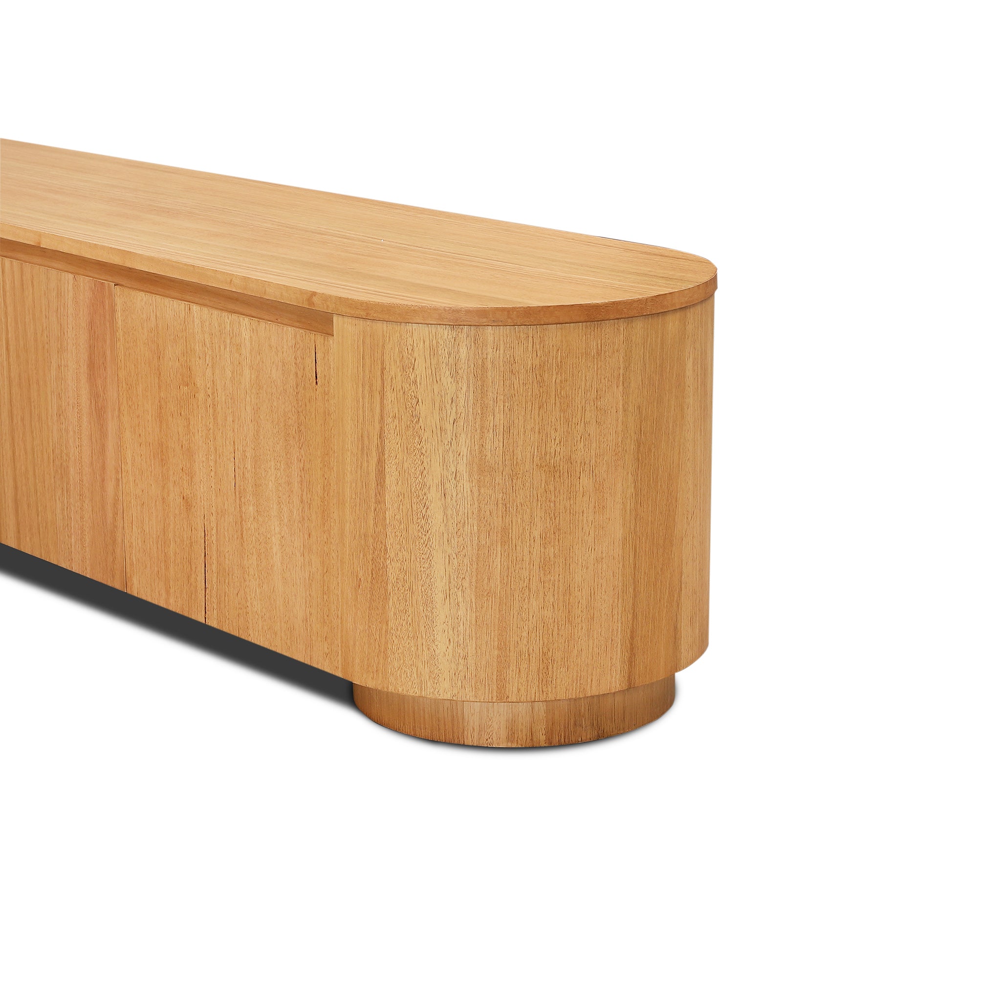Selvino 2.1m Tassie Oak TV Entertainment Unit - Natural TV/Entertainment Unit Marri-Core