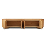 Selvino 2.1m Tassie Oak TV Entertainment Unit - Natural TV/Entertainment Unit Marri-Core