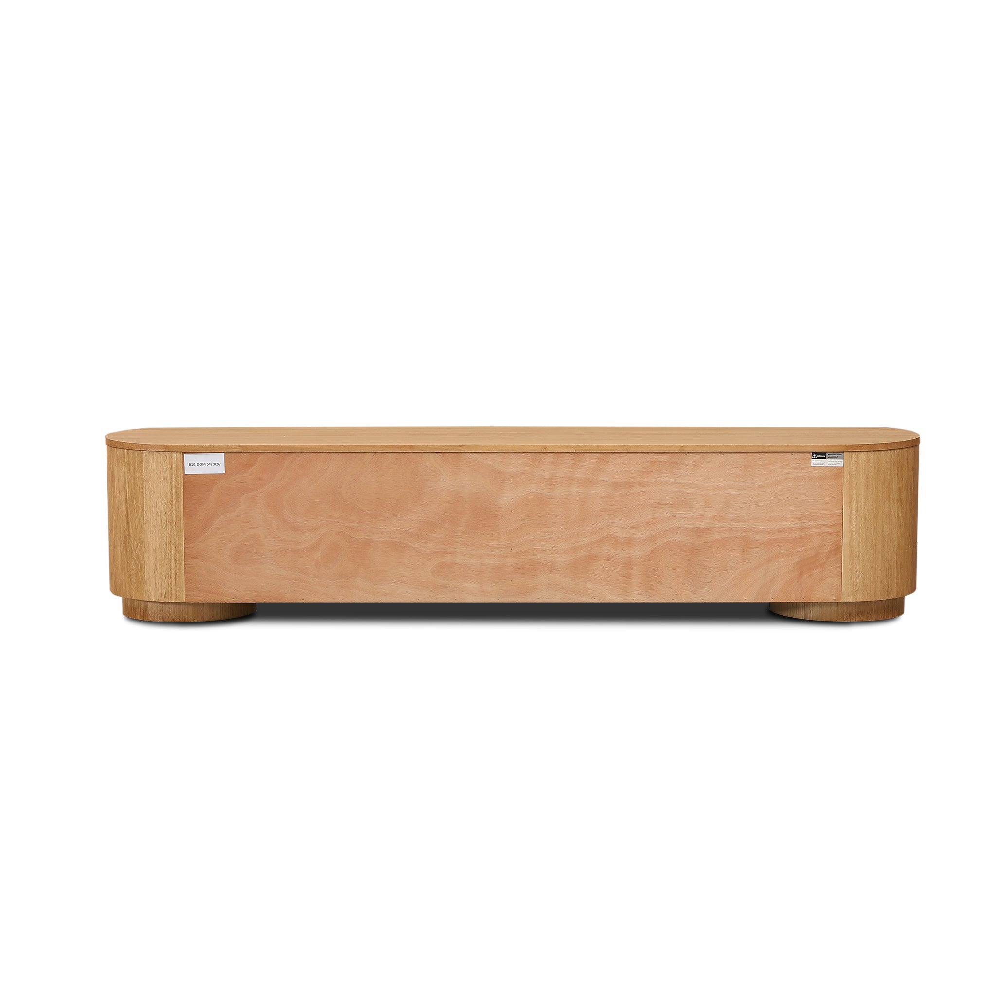 Selvino 2.1m Tassie Oak TV Entertainment Unit - Natural TV/Entertainment Unit Marri-Core