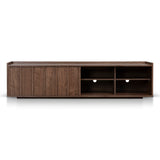 Kobus 2m Wooden TV Entertainment Unit - Walnut