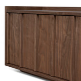 Kobus 2m Wooden TV Entertainment Unit - Walnut