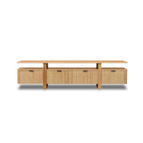Hirata 2.1m TV Entertainment Unit - NZ Natural Ash Marri-Core