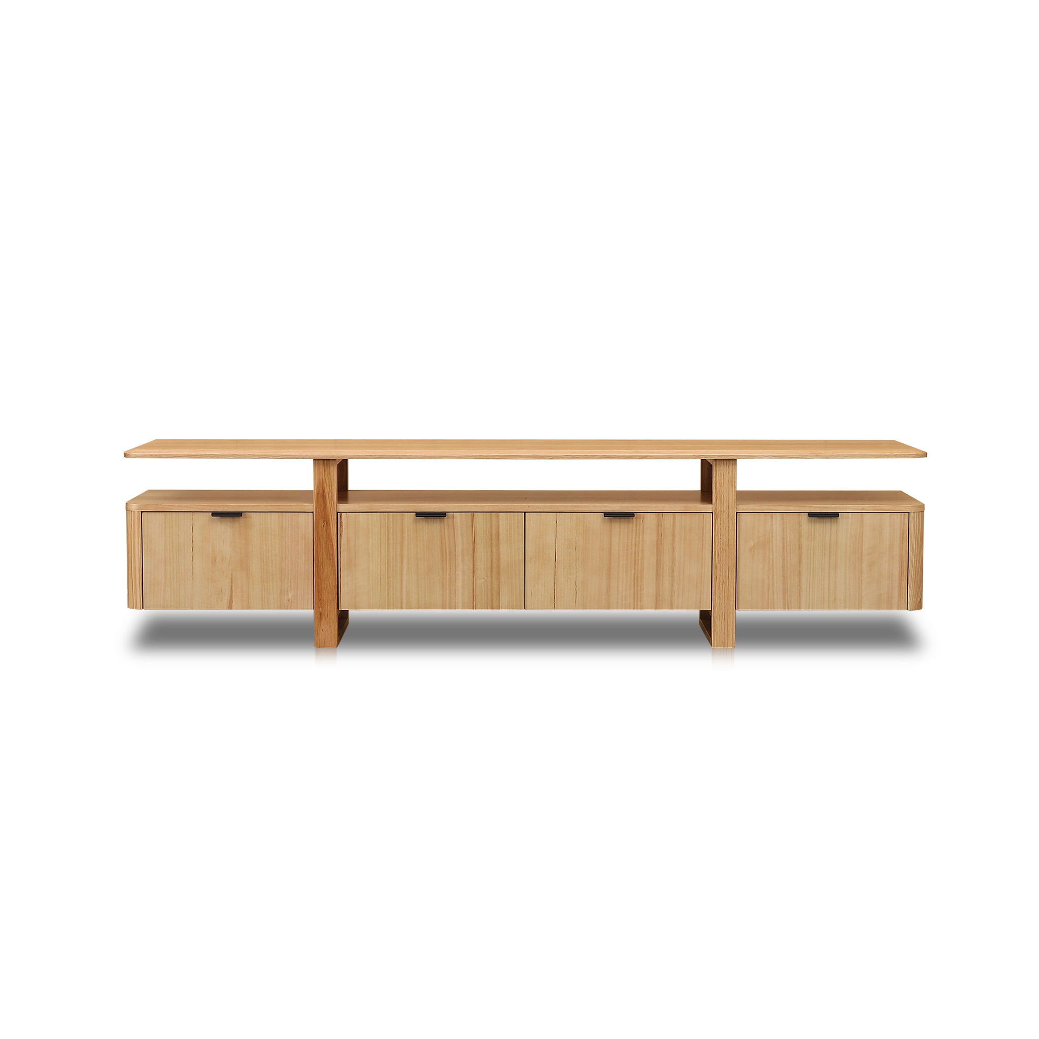 Hirata 2.1m TV Entertainment Unit - NZ Natural Ash Marri-Core