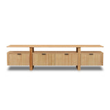 Hirata 2.1m TV Entertainment Unit - NZ Natural Ash TV/Entertainment Unit Marri-Core