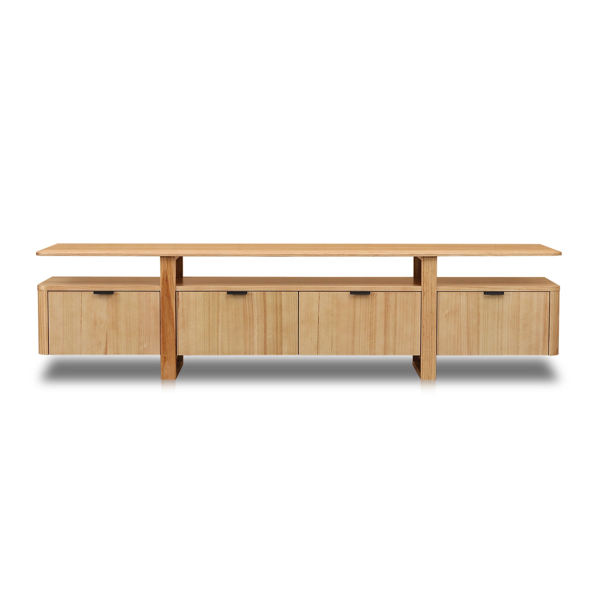 Hirata 2.1m TV Entertainment Unit - NZ Natural Ash TV/Entertainment Unit Marri-Core