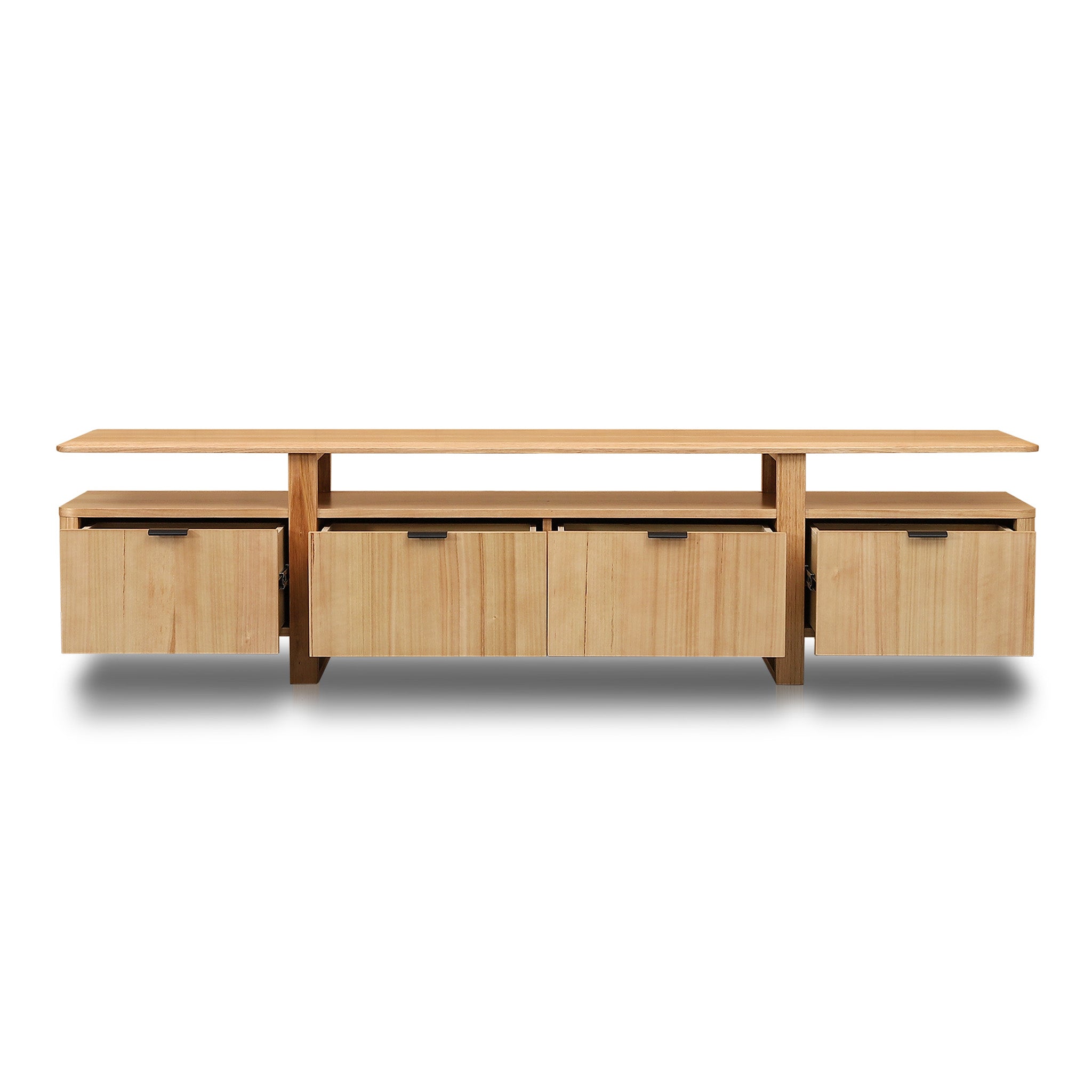 Hirata 2.1m TV Entertainment Unit - NZ Natural Ash TV/Entertainment Unit Marri-Core