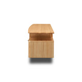 Hirata 2.1m TV Entertainment Unit - NZ Natural Ash Marri-Core
