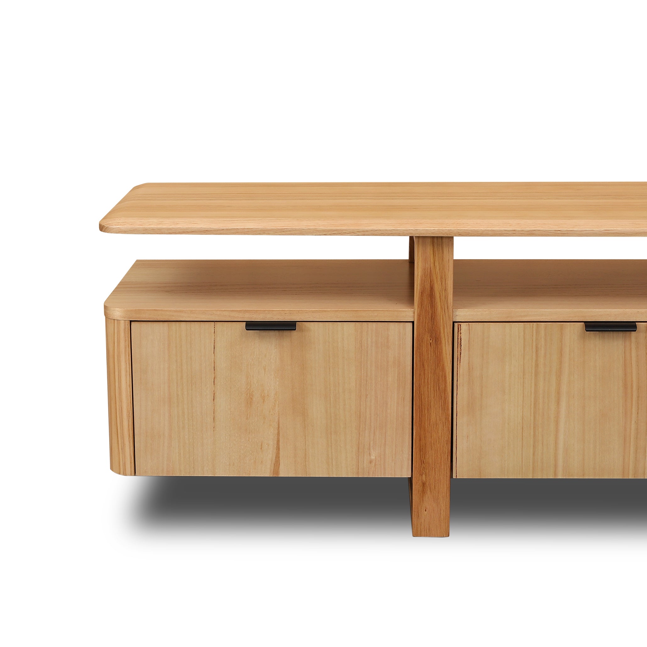 Hirata 2.1m TV Entertainment Unit - NZ Natural Ash Marri-Core