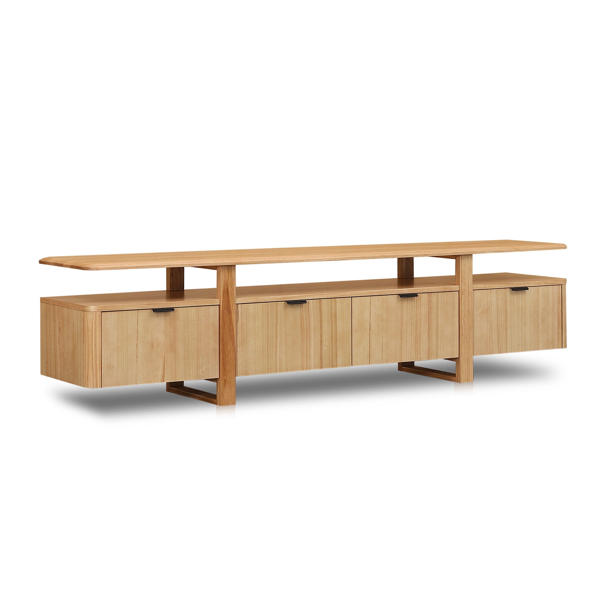 Hirata 2.1m TV Entertainment Unit - NZ Natural Ash TV/Entertainment Unit Marri-Core