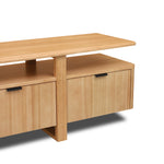 Hirata 2.1m TV Entertainment Unit - NZ Natural Ash Marri-Core
