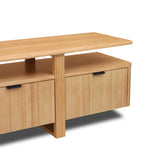 Hirata 2.1m TV Entertainment Unit - NZ Natural Ash Marri-Core
