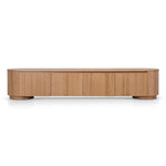 Selvino 2.4m Tassie Oak TV Entertainment Unit - Natural TV/Entertainment Unit Marri-Core