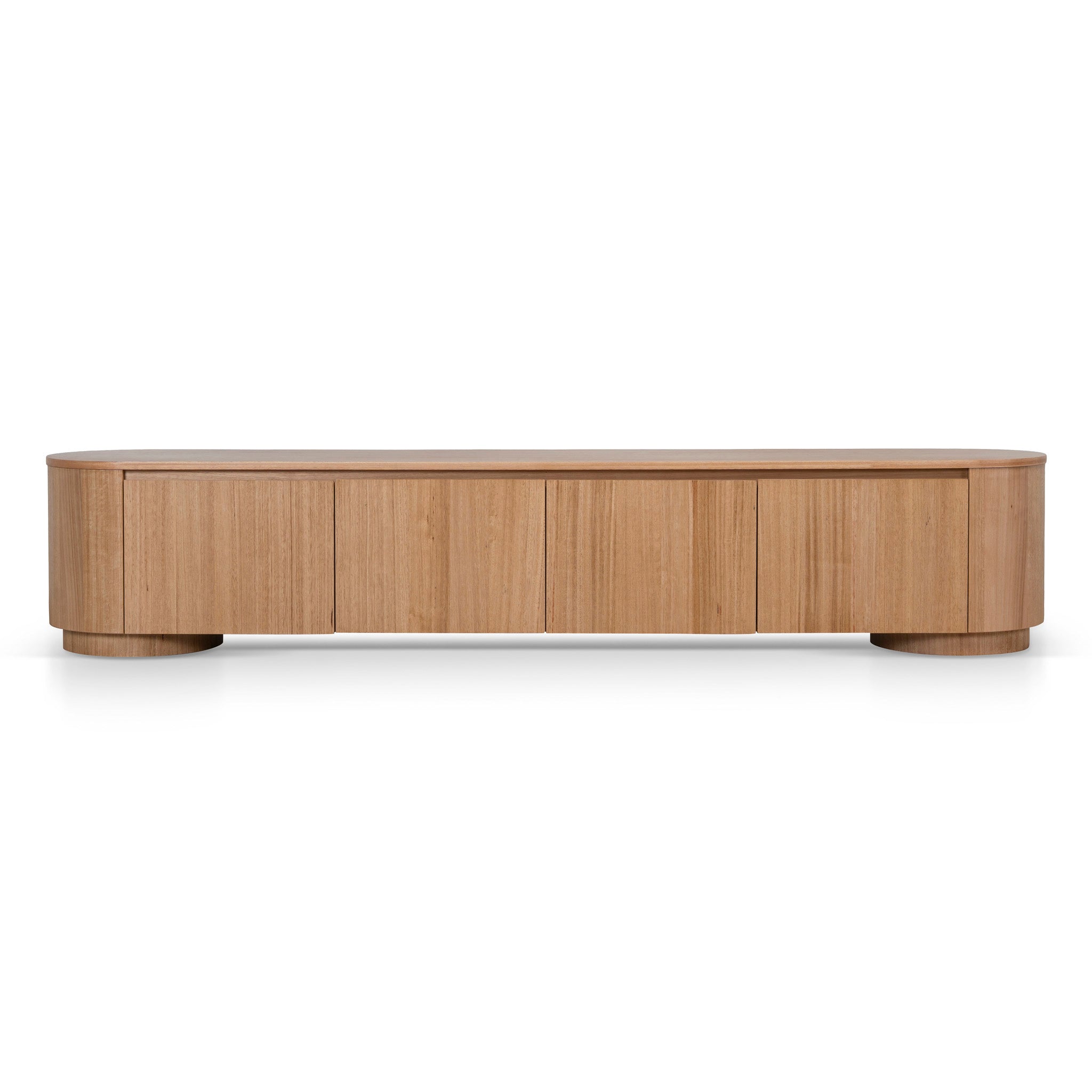 Selvino 2.4m Tassie Oak TV Entertainment Unit - Natural TV/Entertainment Unit Marri-Core