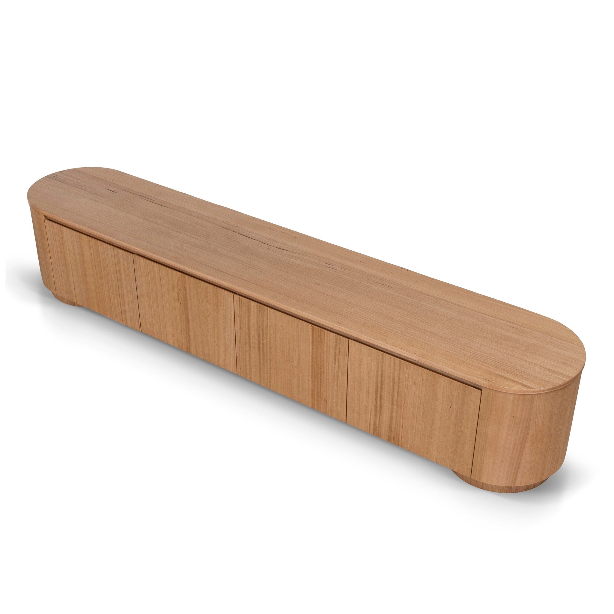 Selvino 2.4m Tassie Oak TV Entertainment Unit - Natural TV/Entertainment Unit Marri-Core