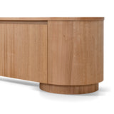 Selvino 2.4m Tassie Oak TV Entertainment Unit - Natural TV/Entertainment Unit Marri-Core