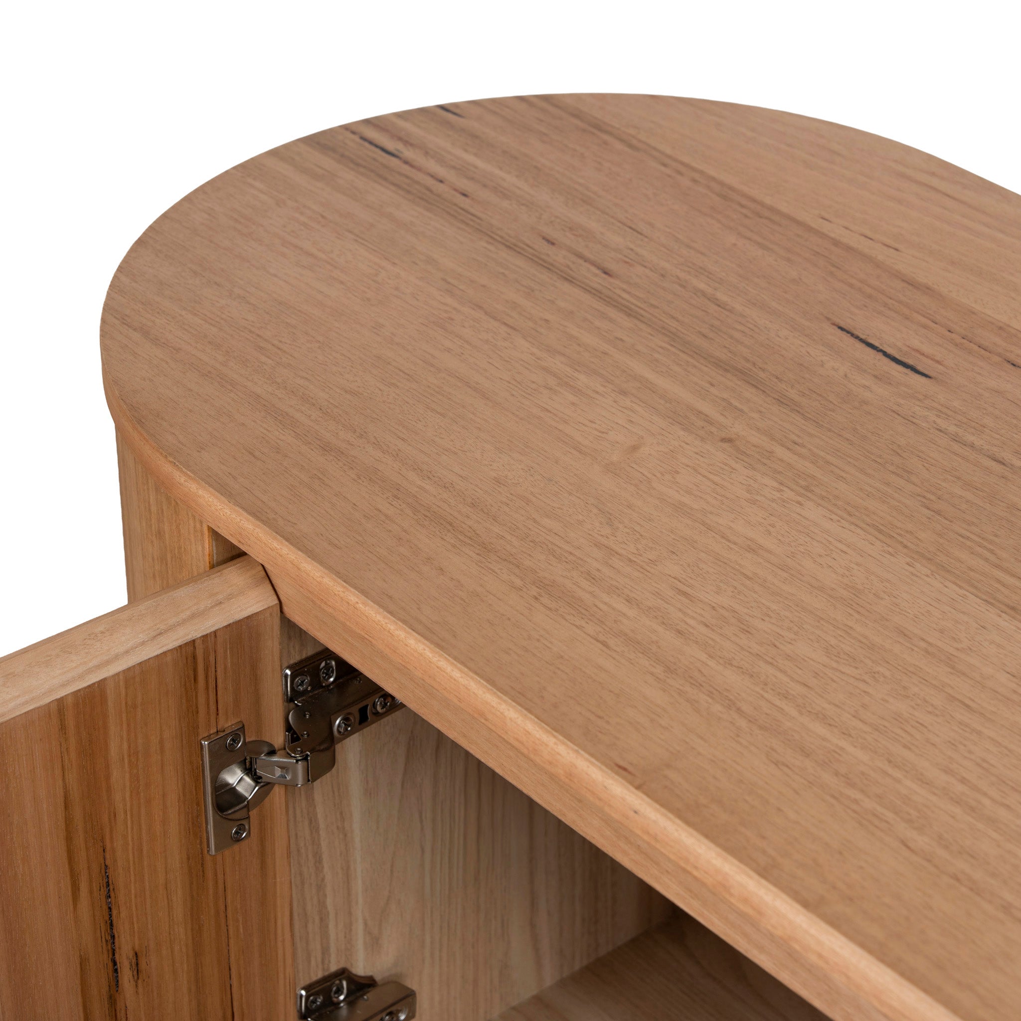 Selvino 2.4m Tassie Oak TV Entertainment Unit - Natural TV/Entertainment Unit Marri-Core