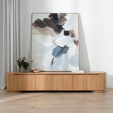 Selvino 2.4m Tassie Oak TV Entertainment Unit - Natural