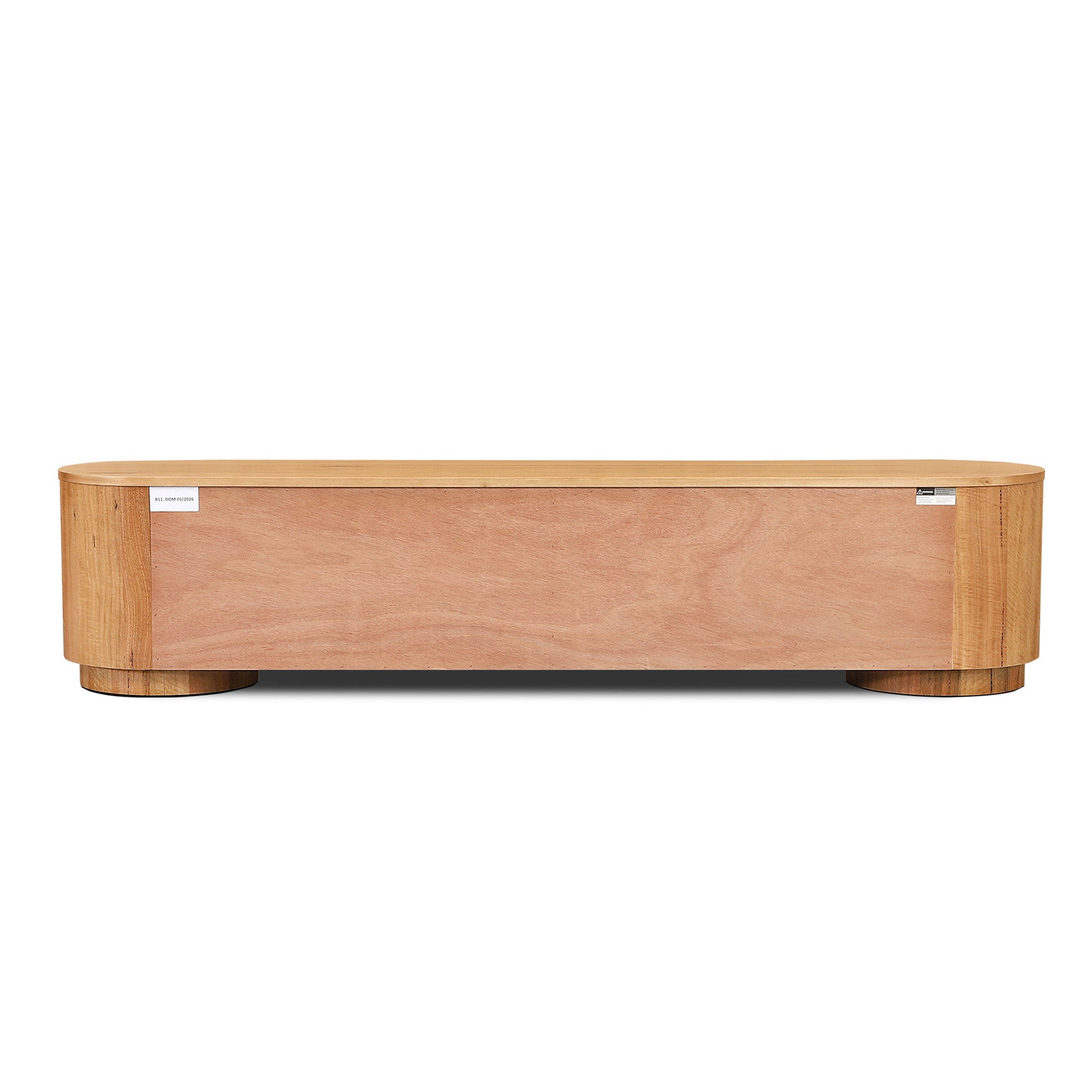 Selvino 2.1m TV Entertainment Unit - Marri Natural TV/Entertainment Unit Marri-Core