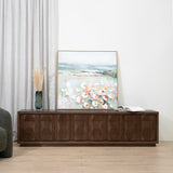 Monolith 2.2m TV Entertainment Unit - Walnut TV/Entertainment Unit Nicki-Core
