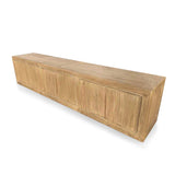 Conrad 2.2m ELM TV Entertainment Unit - Natural TV/Entertainment Unit Nasa-Core