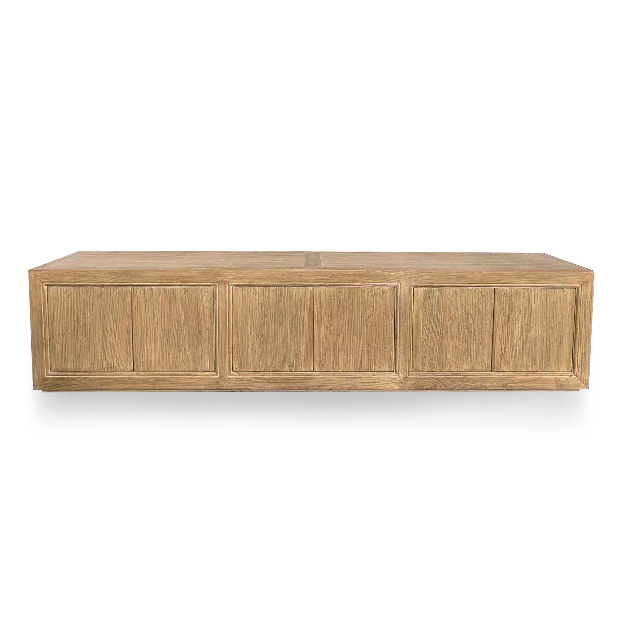 Conrad 2.2m ELM TV Entertainment Unit - Natural TV/Entertainment Unit Nasa-Core