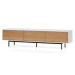 Ex Display - Alto 2m TV Entertainment Unit With Natural Drawers - Black Frame TV/Entertainment Unit Better B-Core   