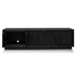 Bonnie 2m Wooden TV Entertainment Unit - Textured Espresso Black TV/Entertainment Unit Valerie-Core   