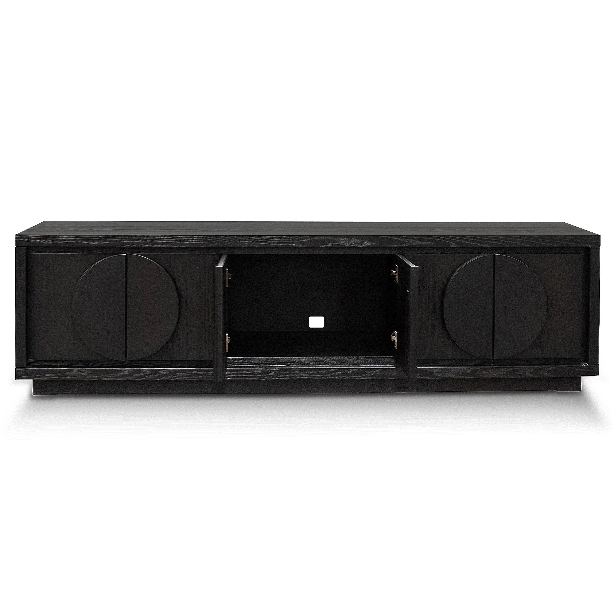 Bonnie 2m Wooden TV Entertainment Unit - Textured Espresso Black TV/Entertainment Unit Valerie-Core   