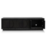 Bonnie 2m Wooden TV Entertainment Unit - Textured Espresso Black TV/Entertainment Unit Valerie-Core   