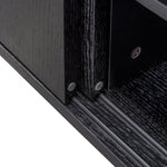 Ex Display - Ella 2.1m Wooden TV Unit - Full Black TV/Entertainment Unit Better B-Core   