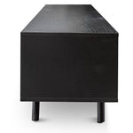 Ex Display - Ella 2.1m Wooden TV Unit - Full Black TV/Entertainment Unit Better B-Core   