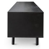 Ex Display - Ella 2.1m Wooden TV Unit - Full Black TV/Entertainment Unit Better B-Core   
