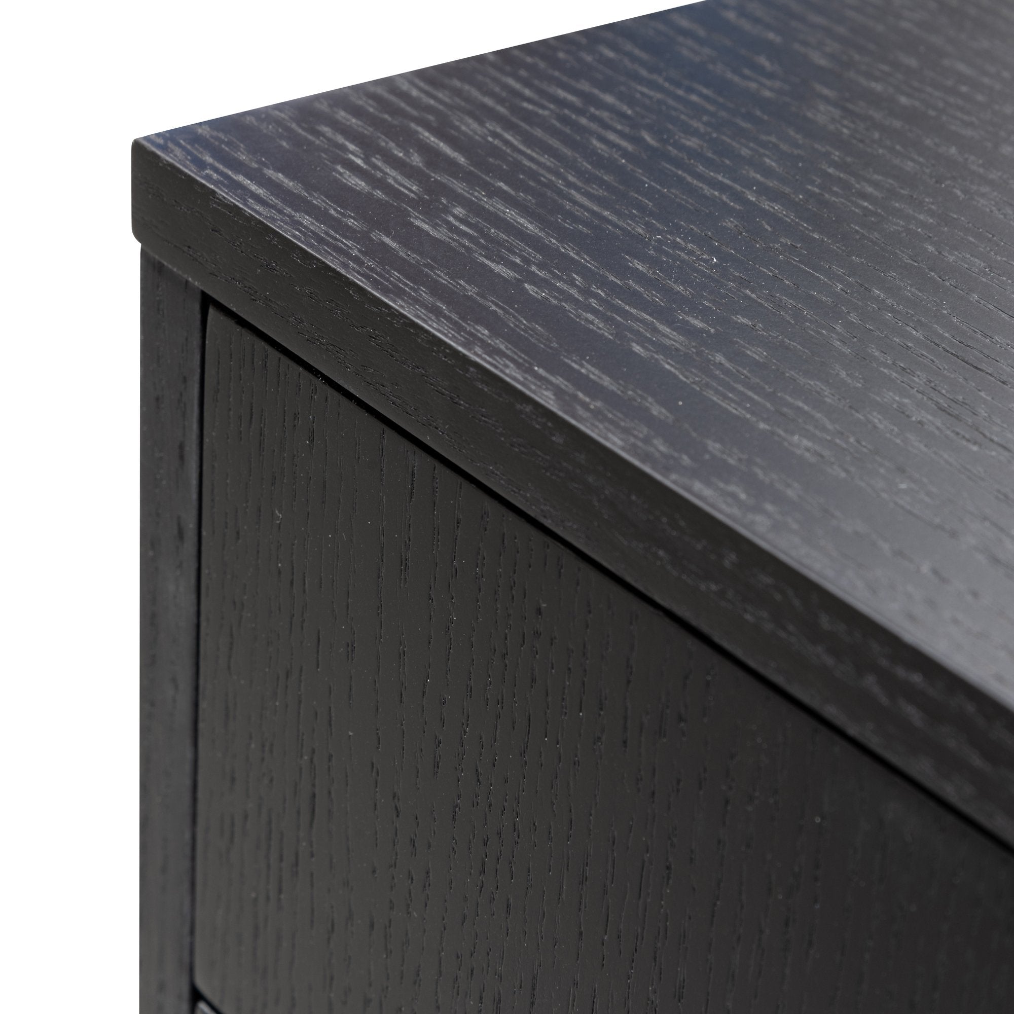 Ex Display - Ella 2.1m Wooden TV Unit - Full Black TV/Entertainment Unit Better B-Core   