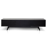 Ex Display - Ella 2.1m Wooden TV Unit - Full Black TV/Entertainment Unit Better B-Core   