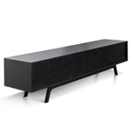 Ex Display - Ella 2.1m Wooden TV Unit - Full Black TV/Entertainment Unit Better B-Core   