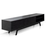 Ex Display - Ella 2.1m Wooden TV Unit - Full Black TV/Entertainment Unit Better B-Core   