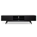 Ex Display - Ella 2.1m Wooden TV Unit - Full Black TV/Entertainment Unit Better B-Core   