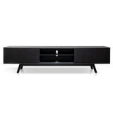 Ex Display - Ella 2.1m Wooden TV Unit - Full Black TV/Entertainment Unit Better B-Core   