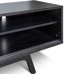 Ex Display - Ella 2.1m Wooden TV Unit - Full Black TV/Entertainment Unit Better B-Core   