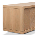 Ex Display - Miriam 2.23m Entertainment TV Unit - Dusty Oak with Gold Handle TV/Entertainment Unit Valerie-Core