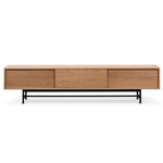 Christie 2.1m Wooden Entertainment TV Unit - Natural TV/Entertainment Unit KD-Core