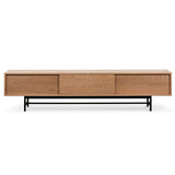 Christie 2.1m Wooden Entertainment TV Unit - Natural TV/Entertainment Unit KD-Core