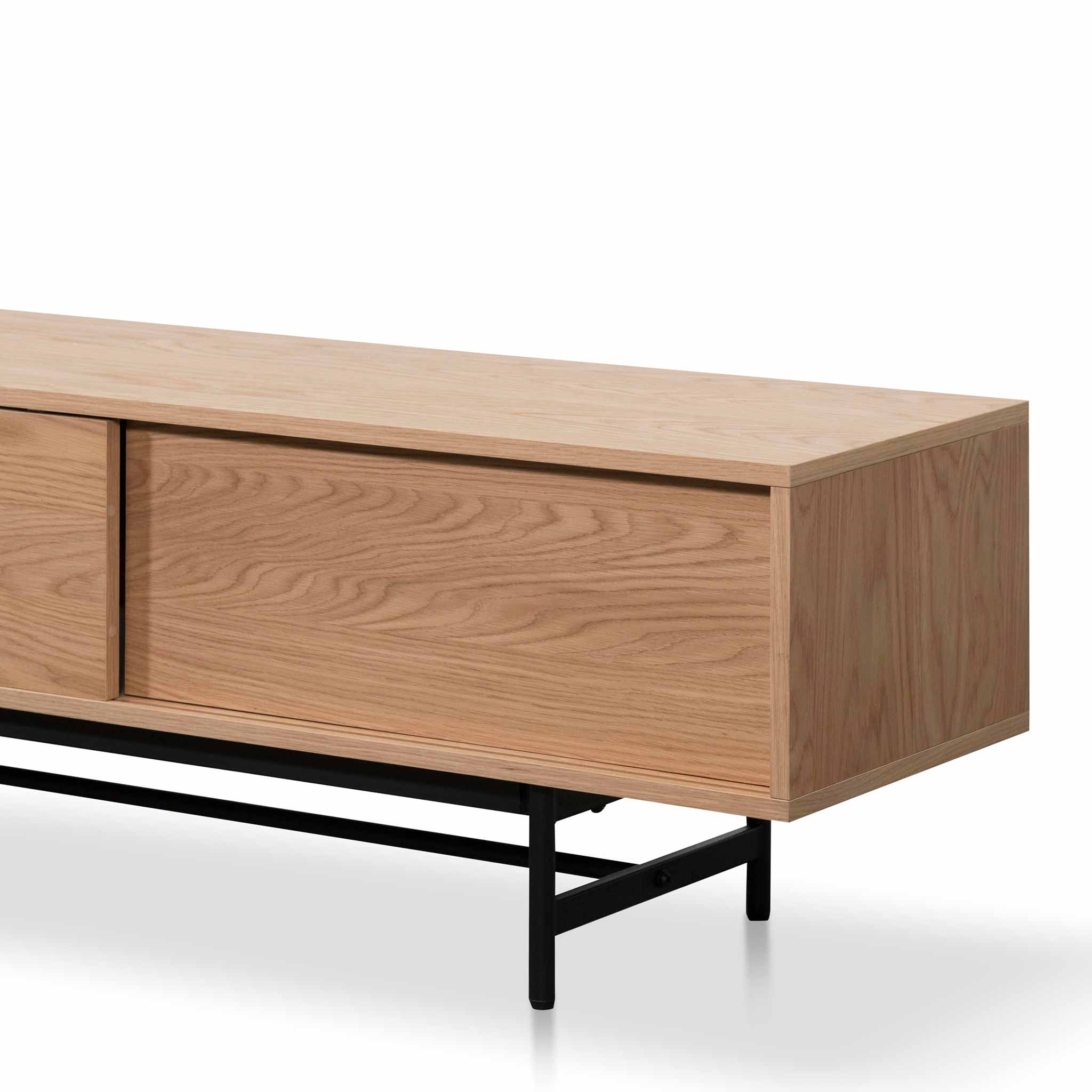 Christie 2.1m Wooden Entertainment TV Unit - Natural TV/Entertainment Unit KD-Core