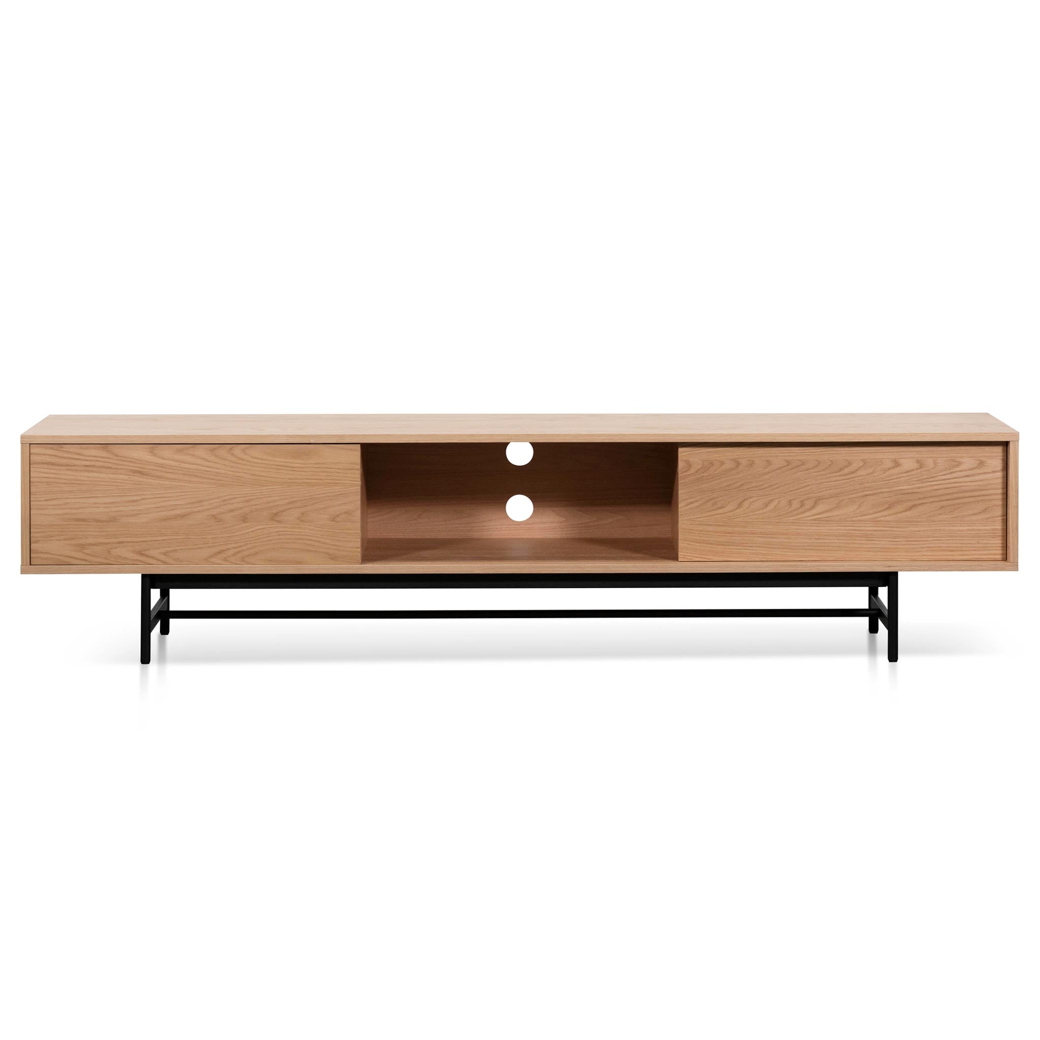 Christie 2.1m Wooden Entertainment TV Unit - Natural TV/Entertainment Unit KD-Core