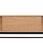 Christie 2.1m Wooden Entertainment TV Unit - Natural TV/Entertainment Unit KD-Core